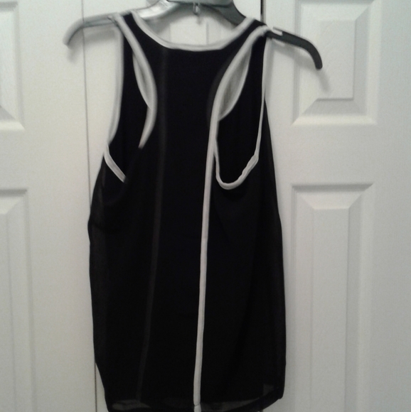 The Limited Racer Back Sheer Overlay Cami - Picture 3 of 5